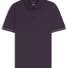Contrast-logo polo shirt in a slim fit