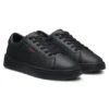 Contrast-logo trainers in faux leather Contrast-logo trainers in faux leather