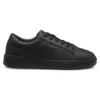 Contrast-logo trainers in faux leather Contrast-logo trainers in faux leather