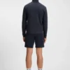 Contrast-piping jacket in a cotton blend