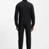 Contrast-piping jacket in a cotton blend