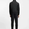 Contrast-piping jacket with water-repellent finish Contrast-piping jacket with water-repellent finish