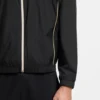 Contrast-piping jacket with water-repellent finish Contrast-piping jacket with water-repellent finish