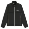 Contrast-piping jacket with water-repellent finish Contrast-piping jacket with water-repellent finish