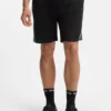 Contrast-piping shorts in a cotton blend