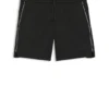 Contrast-piping shorts with water-repellent finish