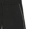 Contrast-piping shorts with water-repellent finish
