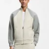 Contrast-piping sweatshirt in a cotton blend Contrast-piping sweatshirt in a cotton blend