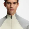 Contrast-piping sweatshirt in a cotton blend Contrast-piping sweatshirt in a cotton blend