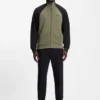 Contrast-piping sweatshirt in a cotton blend Contrast-piping sweatshirt in a cotton blend