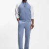 Contrast-piping sweatshirt in a cotton blend Contrast-piping sweatshirt in a cotton blend