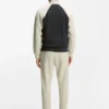 Contrast-piping sweatshirt in a cotton blend Contrast-piping sweatshirt in a cotton blend