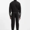Contrast-piping tracksuit bottoms in a cotton blend