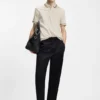 Contrast-tipping slim-fit polo shirt in mercerised cotton Contrast-tipping slim-fit polo shirt in mercerised cotton