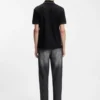 Contrast-tipping slim-fit polo shirt in mercerised cotton Contrast-tipping slim-fit polo shirt in mercerised cotton