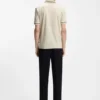 Contrast-tipping slim-fit polo shirt in mercerised cotton Contrast-tipping slim-fit polo shirt in mercerised cotton