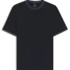 Contrast-tipping slim-fit T-shirt in mercerised cotton