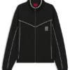 Cotton-blend jacket with embroidered logo artwork Cotton-blend jacket with embroidered logo artwork