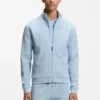 Cotton-blend jacket with waffle structure