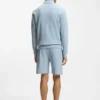 Cotton-blend jacket with waffle structure