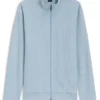 Cotton-blend jacket with waffle structure
