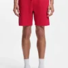 Cotton-blend pajama shorts with embroidered logo