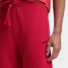 Cotton-blend pajama shorts with embroidered logo