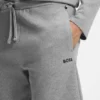 Cotton-blend pajama shorts with embroidered logo