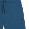 Cotton-blend pajama shorts with embroidered logo