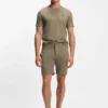 Cotton-blend pajama T-shirt with embroidered logo