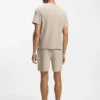 Cotton-blend pajama T-shirt with embroidered logo