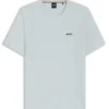 Cotton-blend pajama T-shirt with embroidered logo
