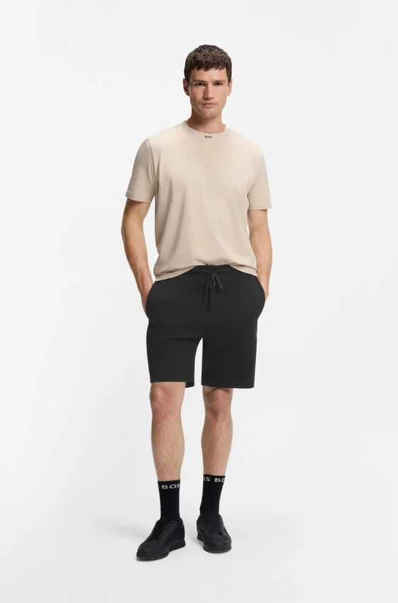 Cotton-blend shorts with Double B monogram Cotton-blend shorts with Double B monogram