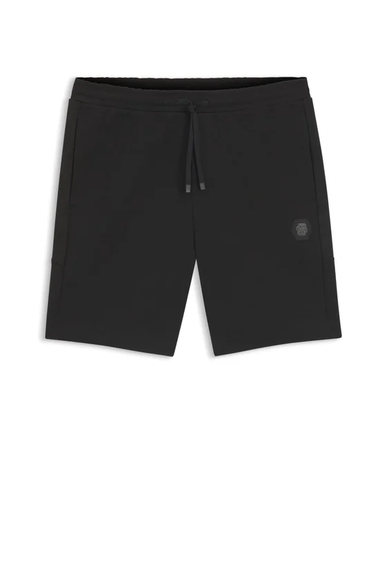 Cotton-blend shorts with Double B monogram Cotton-blend shorts with Double B monogram