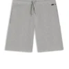 Cotton-blend shorts with waffle texture