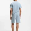 Cotton-blend shorts with waffle texture