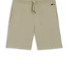 Cotton-blend shorts with waffle texture