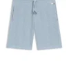 Cotton-blend shorts with waffle texture
