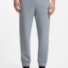 Cotton-blend sweatpants with embroidered logo Cotton-blend sweatpants with embroidered logo