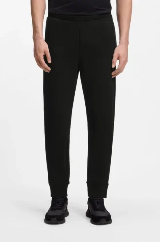 Cotton-blend sweatpants with embroidered logo