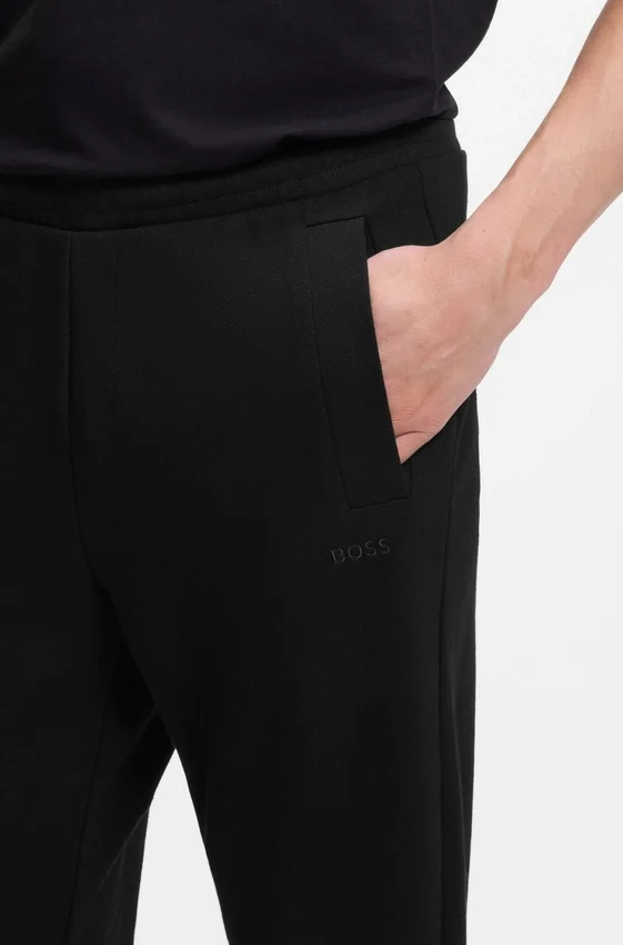 Cotton-blend sweatpants with embroidered logo Cotton-blend sweatpants with embroidered logo