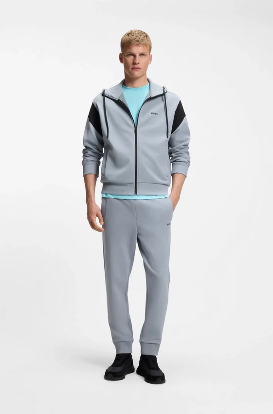 Cotton-blend sweatpants with embroidered logo Cotton-blend sweatpants with embroidered logo