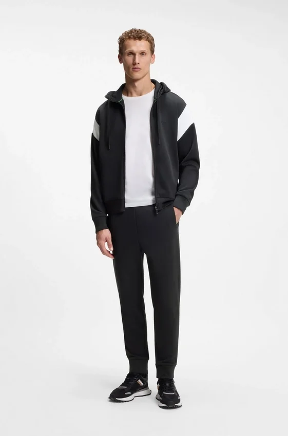 Cotton-blend sweatpants with embroidered logo Cotton-blend sweatpants with embroidered logo