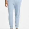 Cotton-blend sweatpants with waffle structure