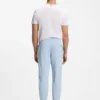 Cotton-blend sweatpants with waffle structure