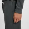 Cotton-blend sweatpants with waffle structure