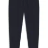 Cotton-blend sweatpants with waffle structure