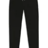 Cotton-blend sweatpants with waffle structure