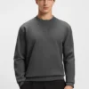 Cotton-blend sweatshirt with Double B monogram