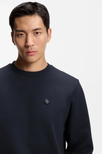 Cotton-blend sweatshirt with Double B monogram